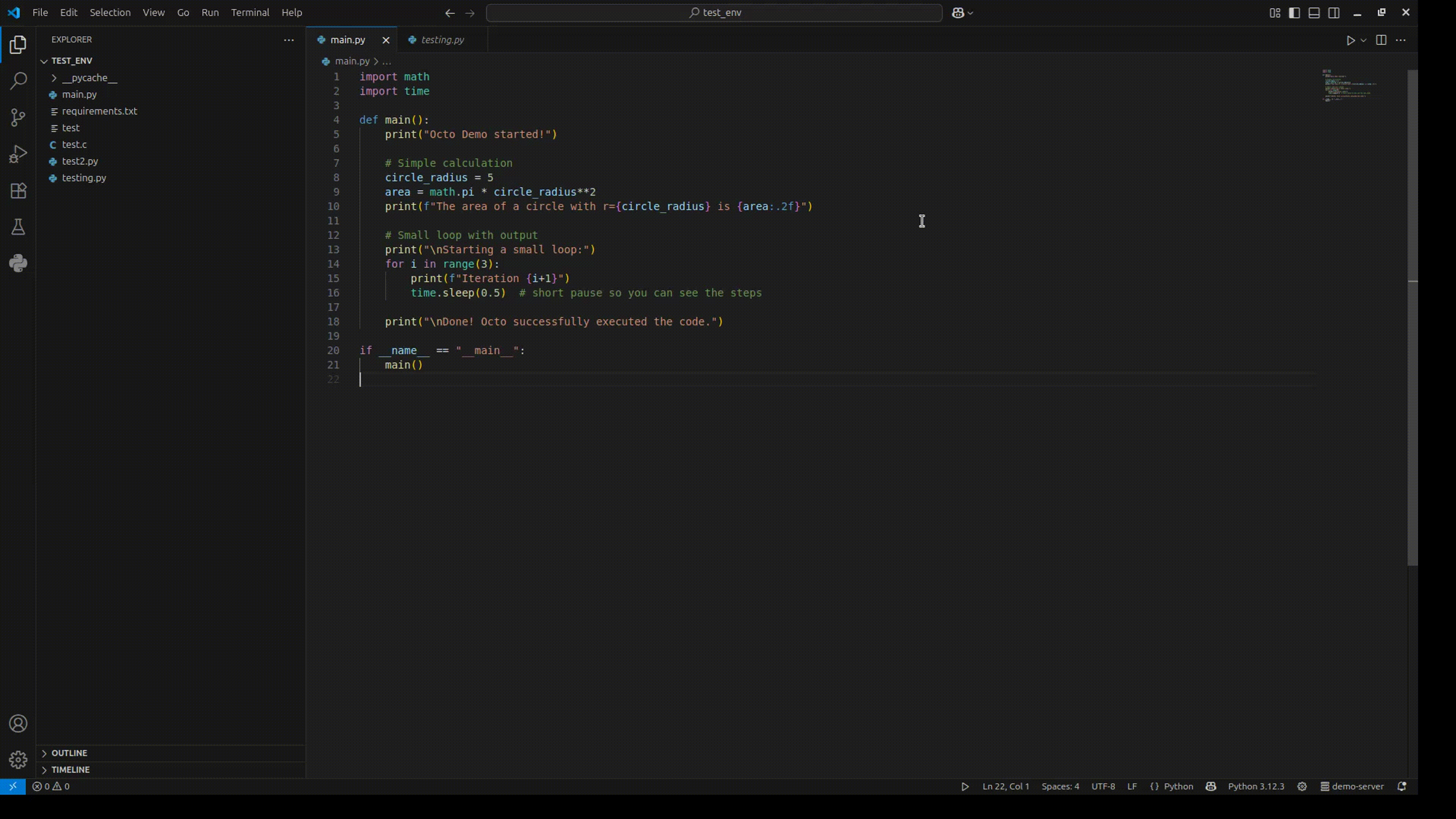VS Code Extension Demo